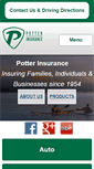 Mobile Screenshot of potterinsurance.com